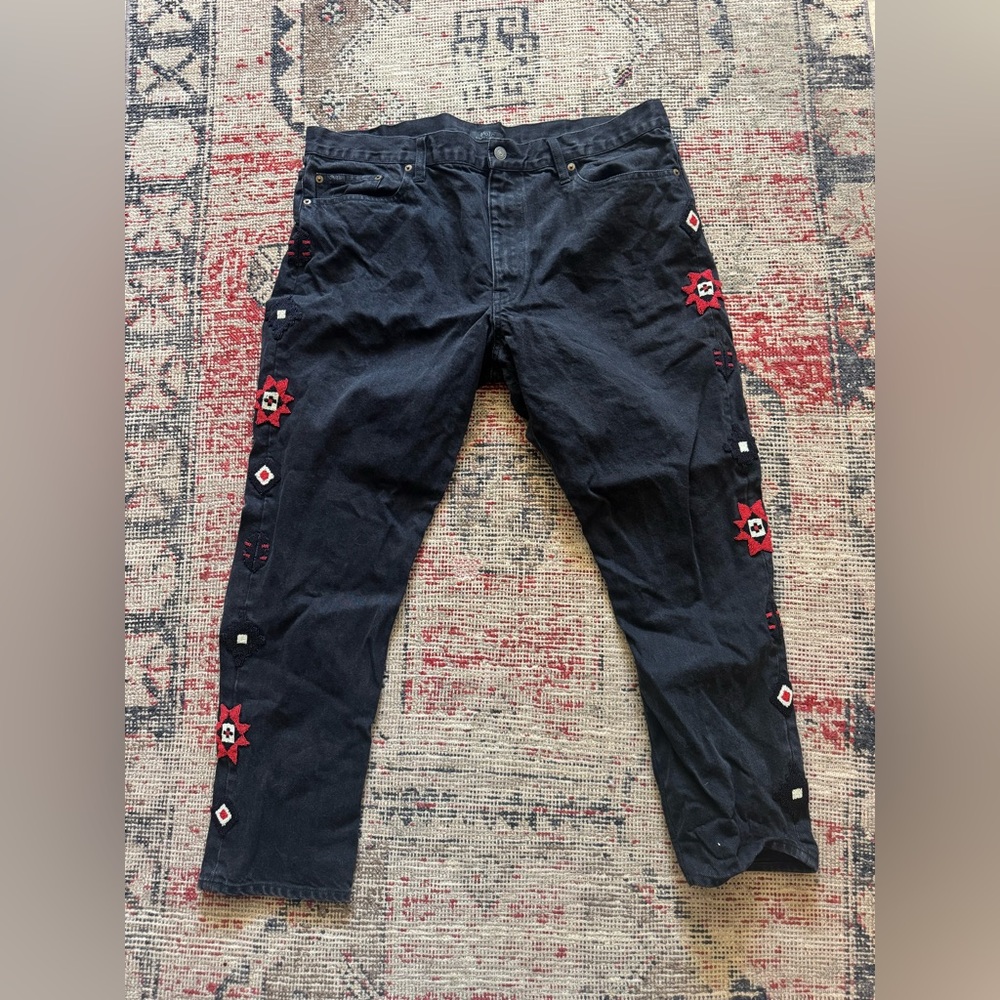 Polo Ralph Lauren Beaded Boyfriend Denim